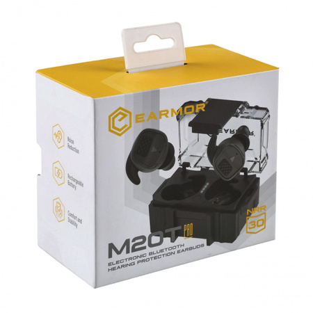 Aktywne ochronniki słuchu Earmor M20T Pro Bluetooth 5.4 czarne