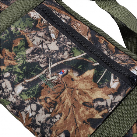 Pokrowiec na broń Forsport automat/strzelba 144 cm - leśny kamuflaż, haft bażant