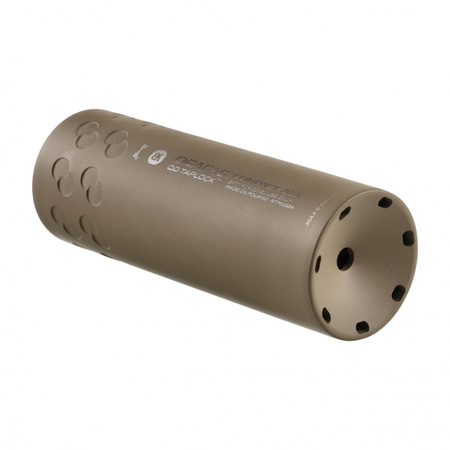 Tłumik z hamulcem do broni BK Precise DEAF45 COMPACT QD Taplock 3GUN MB 1/2-28 UNEF Magpul FDE