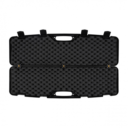 Kufer na bron Megaline czarny 97x25x10 cm klamry