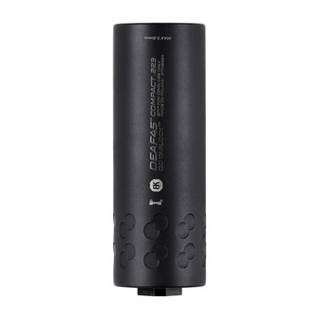 Tłumik z hamulcem do broni BK Precise DEAF45 COMPACT QD Taplock 3GUN Black 1/2-28 UNEF czarny