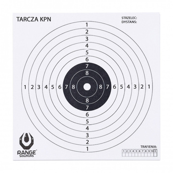 Tarcze Range Solutions KPN do wiatrówki 14x14cm 100szt