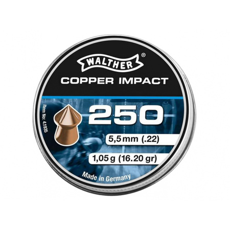 Śrut diabolo Walther Copper Impact 5,5 mm 250 szt.