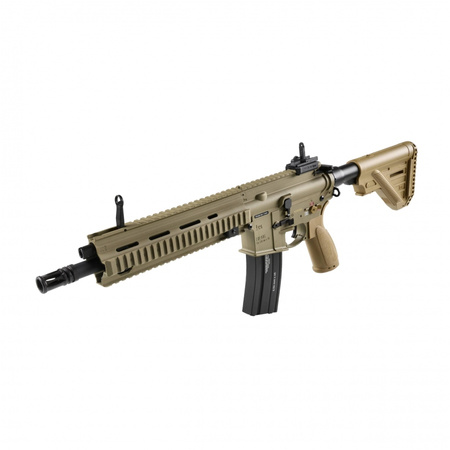 Replika karabinek ASG H&K Heckler&Koch HK416 A5 Sportsline 6 mm full-auto piaskowy