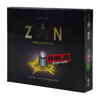 Śrut ZAN Pellet .30 (7,62mm)  56 grain (3,62grama) - 154 sztuk