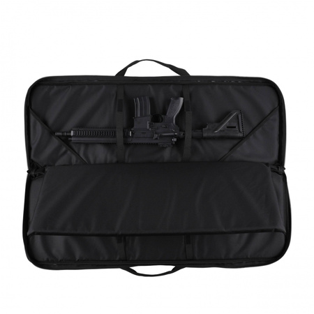 Pokrowiec na broń TACTICAL MAX02 dł. 1,05m h38, kolor czarny, haft celownik beżowy, na dwie jednostki