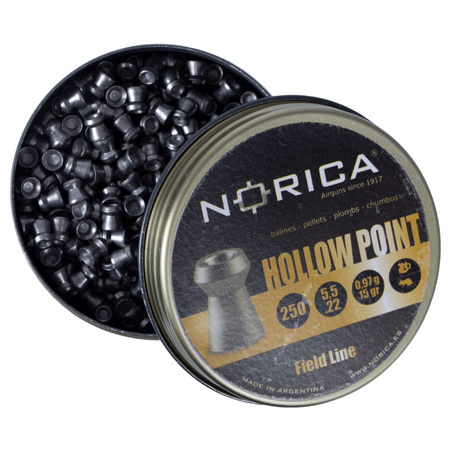 Śrut Norica Hollow Point 5,5 mm 250 szt.