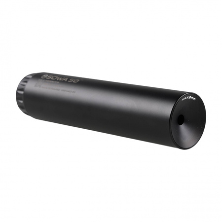 Tłumik z hamulcem do broni BK Precise SOWA 50 max. 8 mm gwint adapter