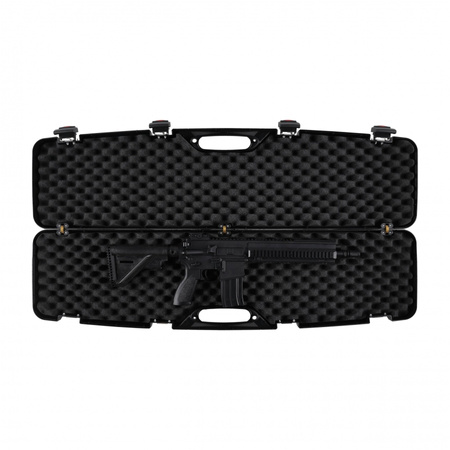 Kufer na bron Megaline czarny 110x25x11 cm zamek