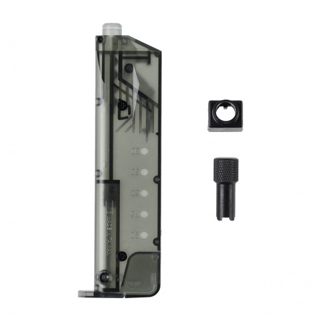 Replika karabinek ASG H&K Heckler&Koch HK M110 A1 6 mm gaz, zielono-brązowy