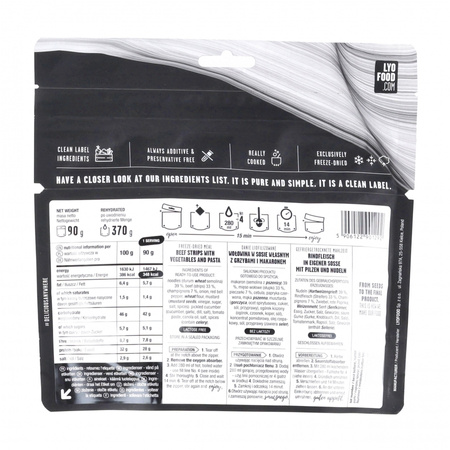 Żywność liofilizowana LYOFOOD Strogonow 370 g