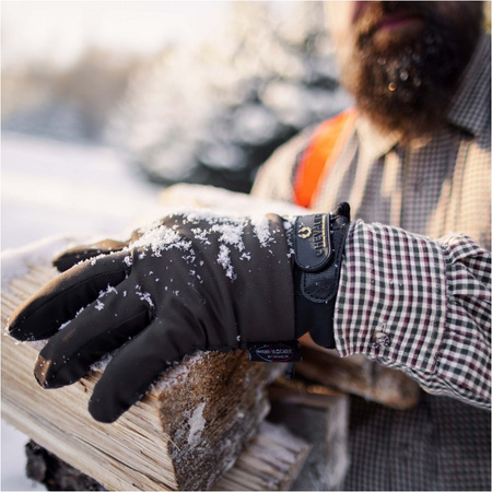 Rękawiczki unisex Chevalier Windblocker Warm Shooting Leather brown