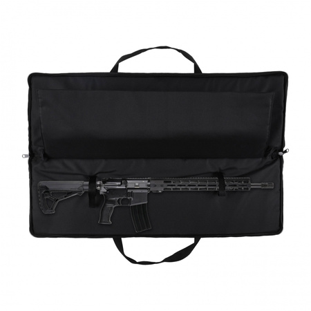 Pokrowiec na dwie jednostki AR tactical 05 1,03m, kolor czarny, 4 kieszenie na magazynki plus 1 duza, haft VX