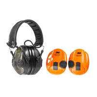 Ochronniki słuchu aktywne 3M Peltor SportTac oliwkowy/pomarańczowy
